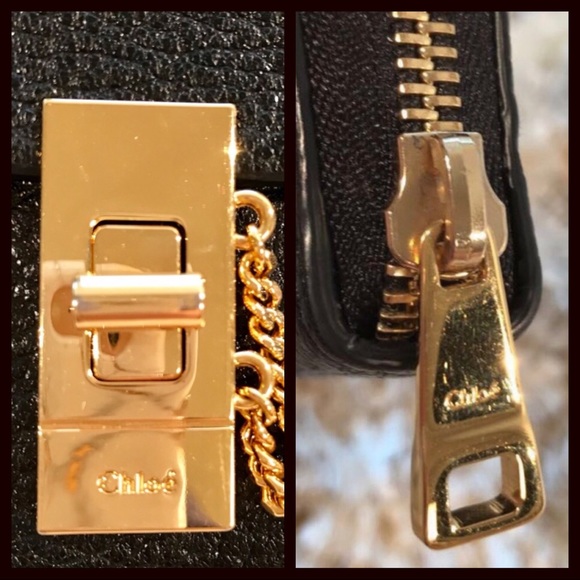 ❌Sold❌ Chloe Drew Zipped Wallet in Black - Picture 8 of 8